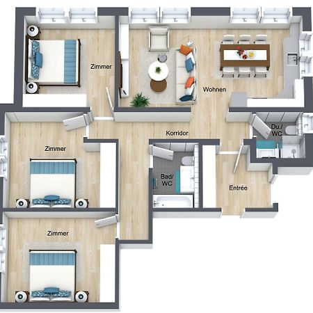 Ferienhaus Casa Luna 체르마트 외부 사진